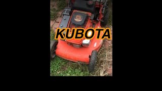 Old KUBOTA MOWER 21” commercial walk behind