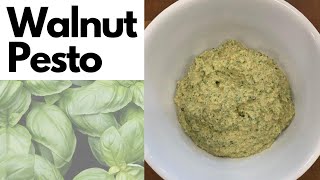 PLANT-BASED QUICK COOKING SHOW: Oil-Free Cheesy Walnut Pesto