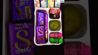 Filling Platter with Chocolates #youtubeshorts  #satisfying  #trendingnow  #ytviral