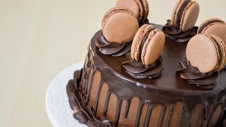 Mousse de Chocolate ( Receta ) + Torta en capas + Decoración || TAN DULCE