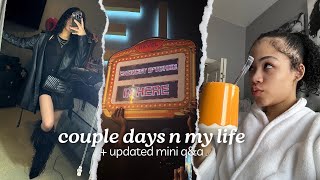 mini updated q&a + realistic days (girls night out, bball game, +more)