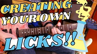 Guitar exercise: Creating your own licks