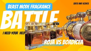 ROJA DOVE VS BOADICEA  BEAST MODE FRAGRANCE BATTLE