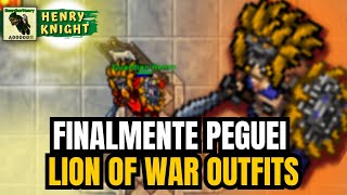 Tibia - Peguei a Lion Of War Outfit, Saiba Como Fazer, Tibiadrome