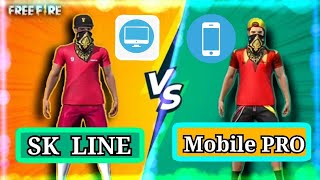 SK LINE VS MOBILE Legned Free fire Custom | PC VS MOBILE Sinhala | Free Fire Custom 🔥 |