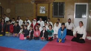 Christmas party 30-12-2014 in our Dojo with visitor the Santa claus.CYPRUS AIKIDO ACADEMY