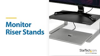 Ergonomic Monitor Riser Stands | StarTech.com