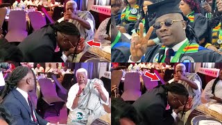 Anybody Who Tries You, Will Die - Stonebwoy's Dad Pray & Blesses Him After Graduation