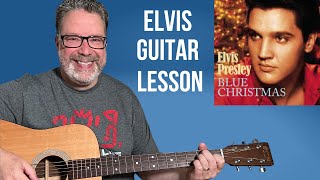 Blue Christmas Guitar Lesson with Fills