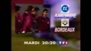 BA TF1: Karlsruhe SC vs FC Girondins de Bordeaux Coupe Intertoto 1995/1996