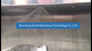 KARVIL horizontal ribbon mixer with spray