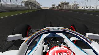 [rFactor] Williams FW43 @ Bahrain Outer Circuit with George Russell