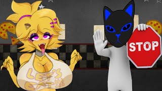 GO AWAY CHICA!!! | Five Night's In Anime 3D | #2