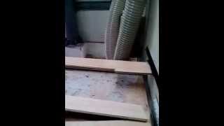 woodworking machine for distress and authentically handscrape a hardwood floor