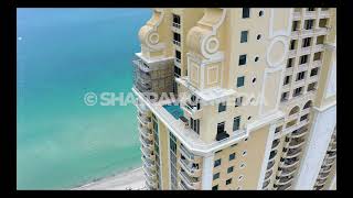 Luxury Acqualina Estates Sunny Isles Beach | May 2021 Aerial Stock Footage