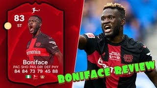 FC 24 | 83 BONIFACE POTM PLAYER REVIEW |  CHEAP OSIMHEN? 🤩🔥