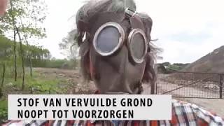 Reporter tv ekkergem neemt voorzorgen (aan de rand ex-bos Assels)