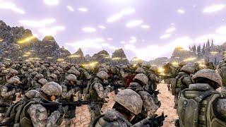 19 000 U S Soldiers VS 15 000 Modern Soldiers - Ultimate Epic Battle Simulator 2 - UEBS 2