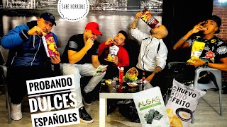 Probando dulces españoles😜 (frituras ,mekato, snaks, chuches )FT él team