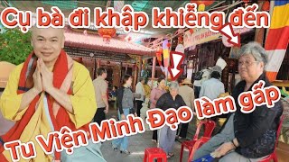 Trưa 16/8 rất đông Phật Tử đến Sư thầy Minh Đạo hỏi thăm sức khỏe và cúng dường Tu Viện Minh Đạo