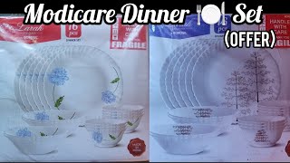 Modicare 16 Pieces Dinner 🍽️ Set Offer 😱😱 ||Thanks to Samir Modi Sir 🙏🏻🙏🏻 ||