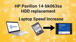 HP Pavilion 14-bk063sa Hard Drive replacement with fast SSD