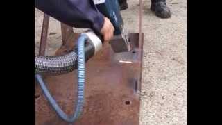 Rust Removal using a Laser non-Contact Hand-held Instrument