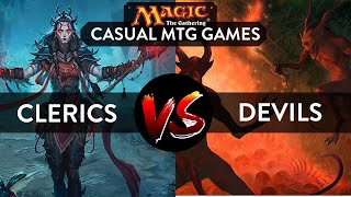 CASUAL MTG GAMEPLAY: Cleric Tribal (Orhzov) vs Devil Tribal ( Rakdos)