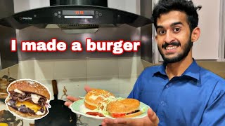 I Made a petty Burger 🍔 | homemade burger