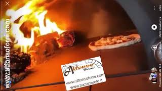 Forno a legna Alfonso 4 Pizze Full Optional