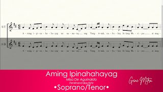 Aming Ipinahahayag | Misa De Aguinaldo • Soprano / Tenor Guide