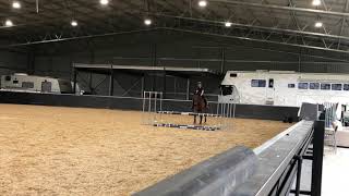 Summer and Saroo showjumping