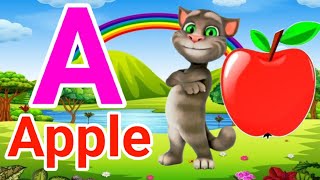 Phonics Song with TWO Words - A For Apple - ABC Alphabet Songs with Sounds for Children