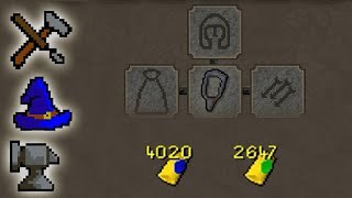 This Crafting method trains Magic, Smithing, and Agility (#13)