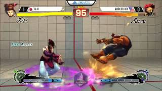 AI AI (Juri) vs Mark Belden (Akuma) - EVO 2015 USF4 Pools - 720p/60fps