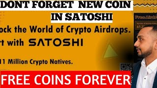 #SATOSHI K नए एयरड्रॉप में भाग लेना न भूलें || Dont miss New Airdrop#dkdigitalcash #airdrop #mining