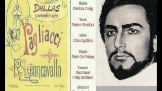 R. LEONCAVALLO. "I PAGLIACCI" (PROLOGO) FRANCO BORDONI.