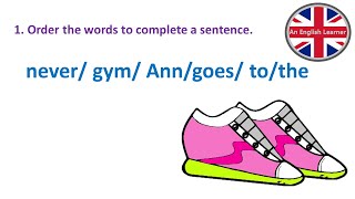 Present Simple test with answers. Order the words to make a sentence. Listen to the correct answer.