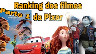 Ranking dos filmes da Pixar!