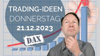 Trendlinie im DAX wackelt | Wall Street unter Druck | Trading-Ideen zum Donnerstag