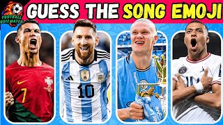 Guess the SONG EMOJI and JERSEY of FOOTBALL Player👕🔊 Football Quiz 2023