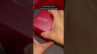 Unboxing Cartier Trinity Ring And Earrings