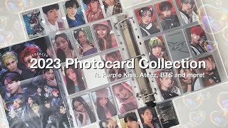 2023 Photocard Collection Flip Through & Collection Goals ft. Purple Kiss, Ateez, BTS and more!