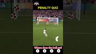 PENALTY QUIZ #footballshorts #test