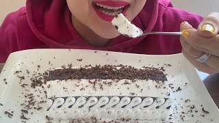 Asmr eating Viennetta Vanilla Ice Cream| Mukbang ice cream| موکبانگ بستنی وینتا