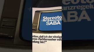 SABA Farbfernseher Ultracolor T67 Q91 Stereo Telecommander #80s #fernseher #stereo #zeitreise