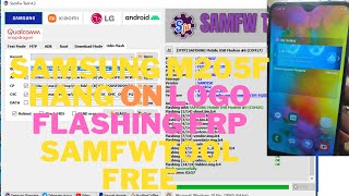 Samsung m205f hang on logo flashing frp SamFwTool free