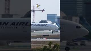 Boeing 777 Japan Airlines - Planespotting at LAX - Los Angeles International Airport  #shorts