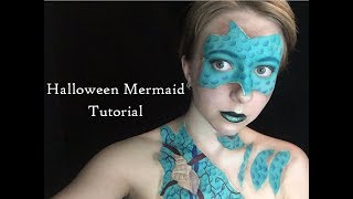 HALLOWEEN Mermaid Makeup Tutorial