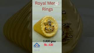 Royal Men's Rings Today Gold Price per gram ₹5570/- T&C APPLY only by order 9945062625